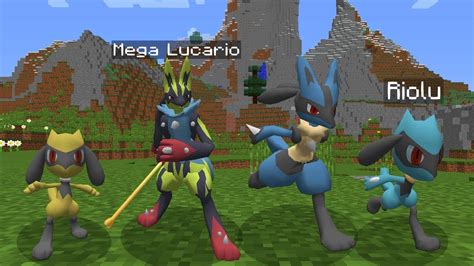 mega lucario pixelmon.